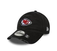 New Era Kansas City Chiefs NFL Wash Distressed 9Twenty Cap Schwarz - One-Size