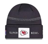 NEW ERA Kansas City Chiefs Super Bowl LVIII Cuff Knit Beanie - dunkelgrau