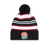 New Era Kappe der Marke Stripe Bobble Knit RFU BLKSCAWHI