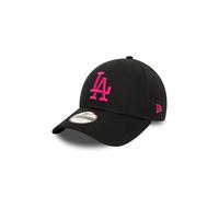 New Era Kinder Chyt League ESS 9Forty Adjustable Cap LA Dodgers Schwarz Pink, Size:Youth