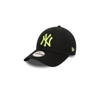 New Era Kinder Chyt League ESS 9Forty Adjustable Cap NY Yankees Schwarz Neon, Size:Child