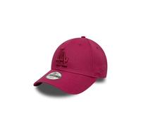 New Era Kinder Chyt Metallic 9Forty Adjustable Cap LA Dodgers Dunkelrot, Size:Child