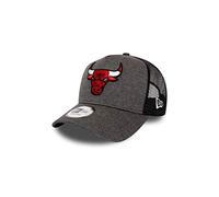 New Era Kinder Shadow Tech KTD 9Forty Trucker Cap Chicago Bulls Dunkelgrau, Size:Youth