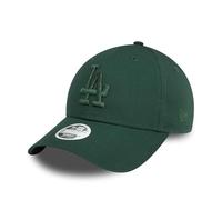 New Era LA Cap Kappe Frau Mädchen 9Forty verstellbar Glitzer Metallic Logo LA grün - One-Size