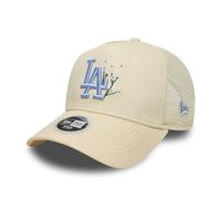 New Era Damen Floral Trucker Cap Los Angeles Dodgers Beige - one size