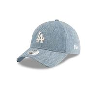 New Era LA Fanprodukt Cap Baseball Cap verstellbar Denim Mädchen Frauen Los Angeles Dodgers Teamlogo blau - One-Size