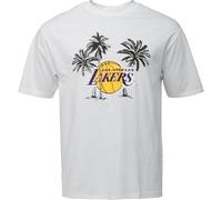 New Era LA LAKERS NBA PALM TREE Herren T-Shirt, weiß, größe M