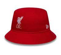 New Era Liverpool Football Club, offizielles Merchandise, Core Logo Bucket Hat, Rot, Weiß