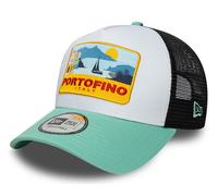 New Era Location Patch Trucker Cap Portofino Grün - one size