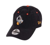 New Era Looney Tunes Bugs Bunny Black Orange 9Twenty Unstructured Strapback Cap - One-Size