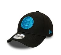 New Era Los Angeles Clippers NBA Pop Logo Black Blue 9Forty Adjustable Snapback Cap