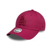 New Era Los Angeles Dodgers Baseball Cap Damenkappe Mädchen Metallic Logo LA anpassbar Tonal pink rot - One-Size