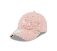 New Era Los Angeles Dodgers Baseball Frauen Fancap Plüsch Teddy Rosa 9Forty verstellbar gebogener Schirm - One-Size