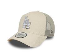 New Era Los Angeles Dodgers Cord A-Frame Trucker Cap Beige - One-Size