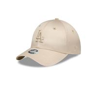 New Era Los Angeles Dodgers Fancap für Frauen und Mädchen Satin Verstellbarer Snapback Kappe unifarben beige - One-Size
