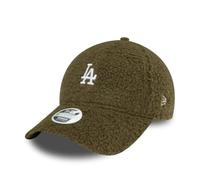 New Era Los Angeles Dodgers MLB Frauencap Mädchen flauschig weich Kappe Baseball grün - One-Size