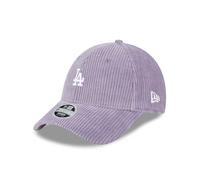 New Era Los Angeles Dodgers MLB Kappe für Frauen Mädchen Cord Strapback Teamlogo 9Forty Cap Baseball lila - One-Size