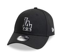 New Era Los Angeles Dodgers MLB Pop Outline Schwarz Verstellbare 9Forty Cap - One-Size
