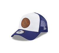 New Era Los Angeles Dodgers MLB Team Patch Royal White A-Frame Adjustable Trucker Cap