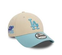 New Era Los Angeles Dodgers MLB World Series 1981 Sidepatch Beige Blue 9Forty Adjustable Cap - One-Size
