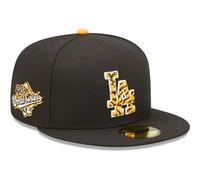 New Era Los Angeles Dodgers Tigerfill Black 59Fifty Basecap - 7 5/8 - 61cm (XL)