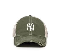 New Era Canvas 9Twenty Trucker Cap New York Yankees Olive - one size