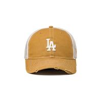 New Era Canvas 9Twenty Trucker Cap Los Angeles Dodgers Beige - one size