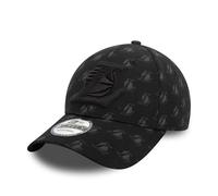 New Era Los Angeles Lakers Cap NBA Basketball Kappe Snapback Monogramm gebogener Schirm schwarz - One-Size