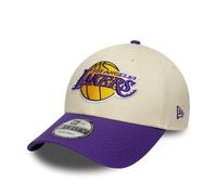 New Era Los Angeles Lakers NBA Colour Block 9Forty Cap Beige Lila - One-Size