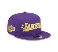 New Era Los Angeles Lakers NBA Flower Wordmark Purple 9Fifty Snapback Cap
