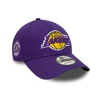 New Era Los Angeles Lakers NBA Team Side Patch Purple 9Forty Adjustable Cap - One-Size