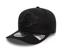 New Era Los Angeles Lakers NBA Tonal Schwarz Verstellbare 9Fifty Stretch Snapback Cap - S-M (6 3/8-7 1/4)