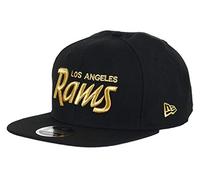 New Era Los Angeles Rams Black Metal Gold Script 9Fifty Cap schwarz One-Size