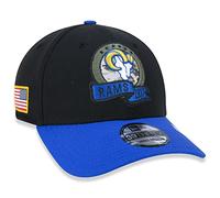 New Era Los Angeles Rams NFL Salute to Service 2022 Black Blue 39Thirty Stretch Cap - M - L