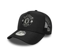 New Era Manchester United Trucker-Mütze, reflektierend, Schwarz
