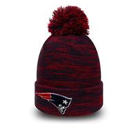 New Era Marl Knit Bommelmütze New England Patriots Rot Blau