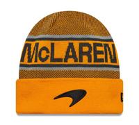 New Era McLaren F1 Offizielle Wintermütze, Orange und Schwarz, Team-Kollektion 2025, Orange / Schwarz, Einheitsgröße
