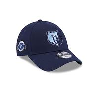 New Era Memphis Grizzlies NBA Team Side Patch Blue 9Forty Adjustable Cap - One-Size