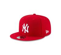 New Era Mens New York Yankees Scarlet Red 9Fifty Adjustable Snapback 9