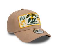 NEW ERA Miami License Plate 9FORTY A-Frame Cap sand STK