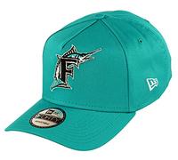 New Era Miami Marlins MLB Turquoise 9Forty A-Frame Adjustable Youth Cap - One-Size