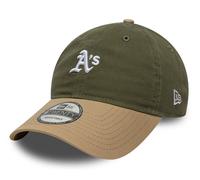 New Era Mini Washed Contrast 920 Cap Oakland Athletics Olive - one size