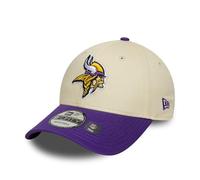 New Era Minnesota Vikings NFL 9Forty Contrast Visor Cap Beige - One-Size