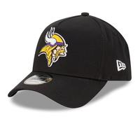 New Era Minnesota Vikings NFL Evergreen Schwarz Verstellbare 9Forty A-Frame Cap - One-Size