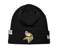 New Era Minnesota Vikings NFL Loop Label Knit Schwarz Beanie - One-Size