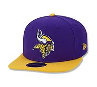 New Era Minnesota Vikings NFL Two Tone Lila Gelb Verstellbare 9Fifty Original Fit Snapback Cap - One-Size