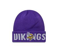 New Era Minnesota Vikings Wordmark Beanie NFL Lila - One-Size
