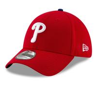 New Era MLB 39Thirty Team Classic Stretch Flex Fit Baseballkappe in Teamfarbe mit Prim rlogo, Prim rlogo, Philadelphia Phillies Rot, Mittelgro