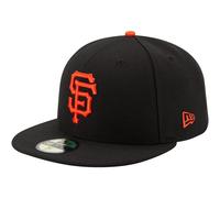 New Era MLB 59FIFTY Team Color Authentic Collection Fitted On Field Game Cap Hat (as1 Numeric Numeric_7_and_1_Eighth San Francisco Giants Black)