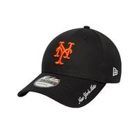 New Era MLB 9Forty New York Mets Visor Script Cap schwarz, OSFM/Men Ohne Geschlecht
